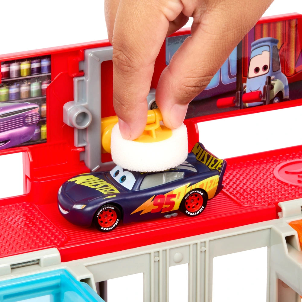Disney Pixar Cars Colour Changers Mobile Paint Shop Mack Playset