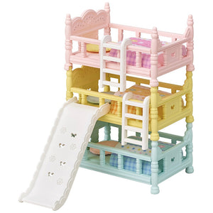 Sylvanian Families Triple Bunk Beds Set