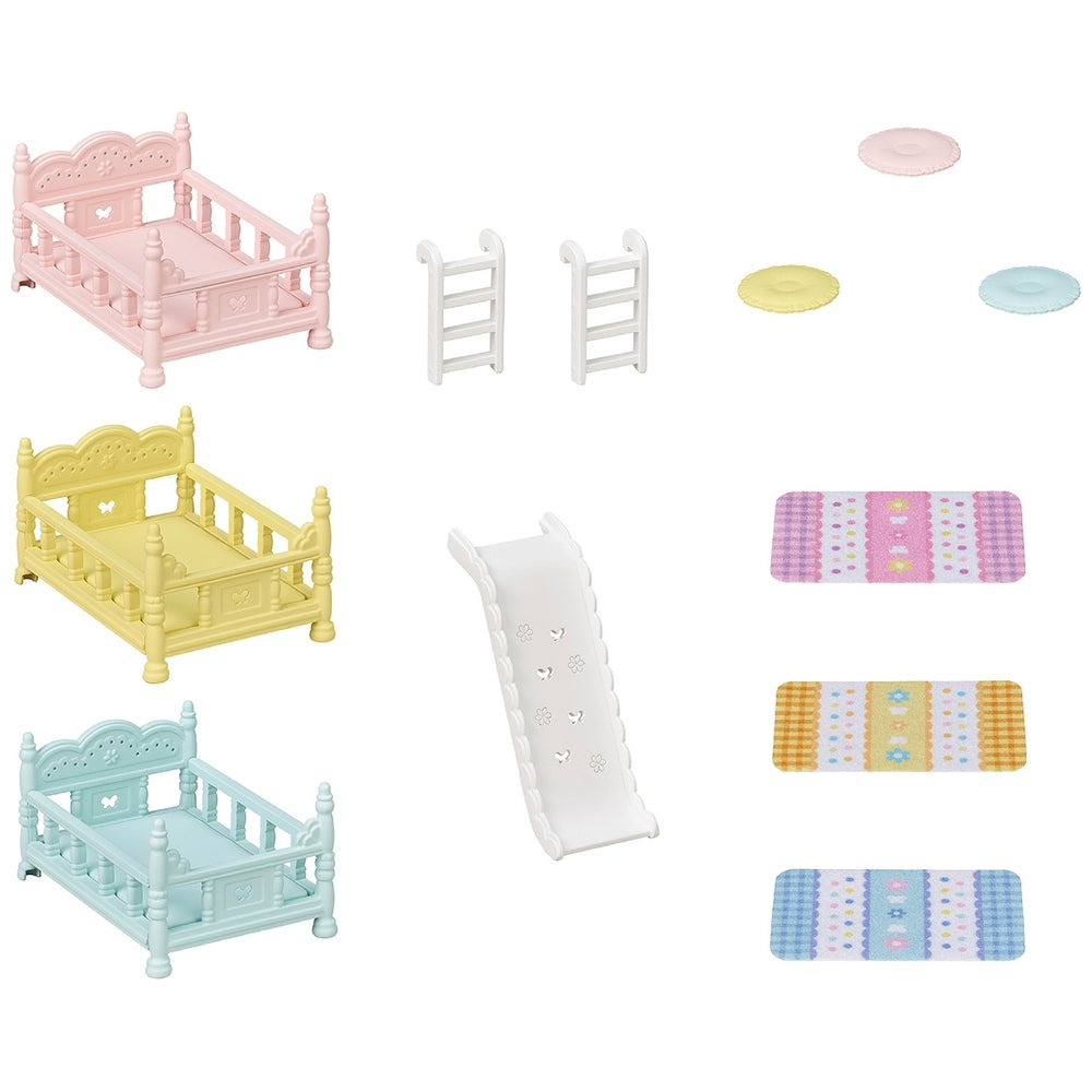 Sylvanian Families Triple Bunk Beds Set