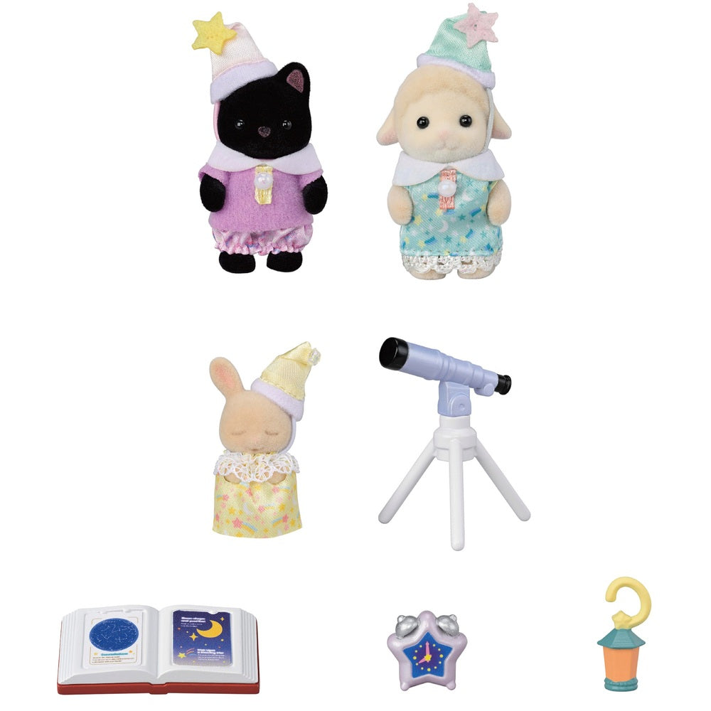 Sylvanian Families Nursery Friends Sleepover Party Trio Pack