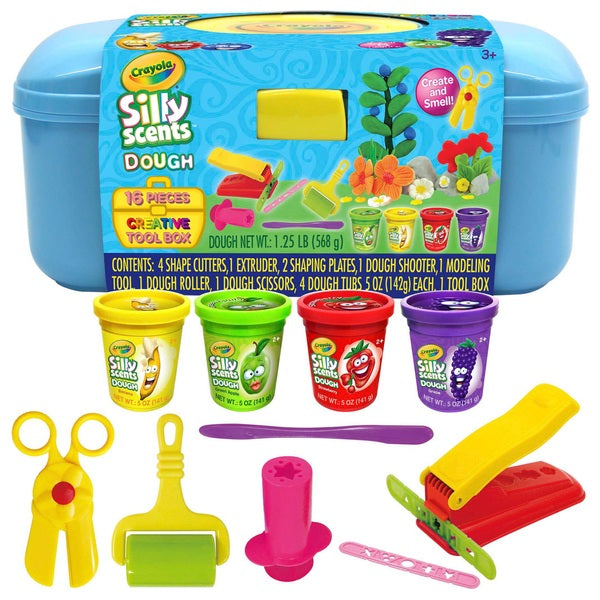 Crayola Silly Scent Dough And Creative Tool Box Set