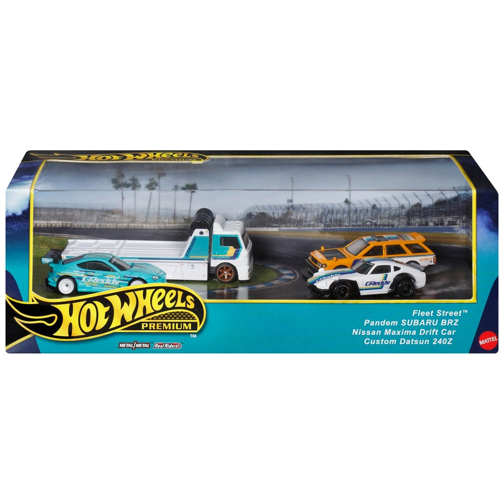 Hot Wheels Premium Drift Collector Display 4 Pack