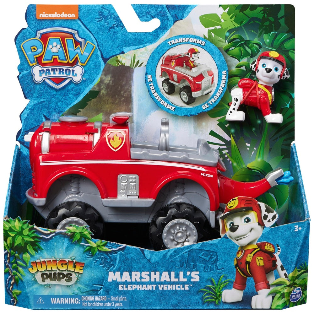 Paw Patrol Jungle Pups – Marshall Elephant Rescue Vehicle