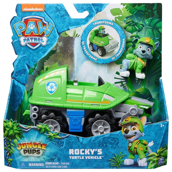 Paw Patrol Jungle Pups - Rocky's Turtle Rescue Vehicle