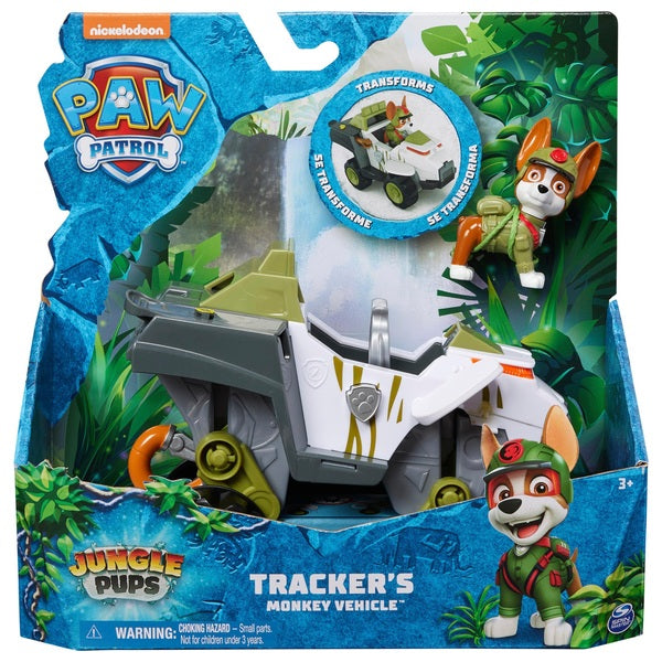 Paw Patrol Jungle Pups - Tracker’s Monkey Rescue Vehicle
