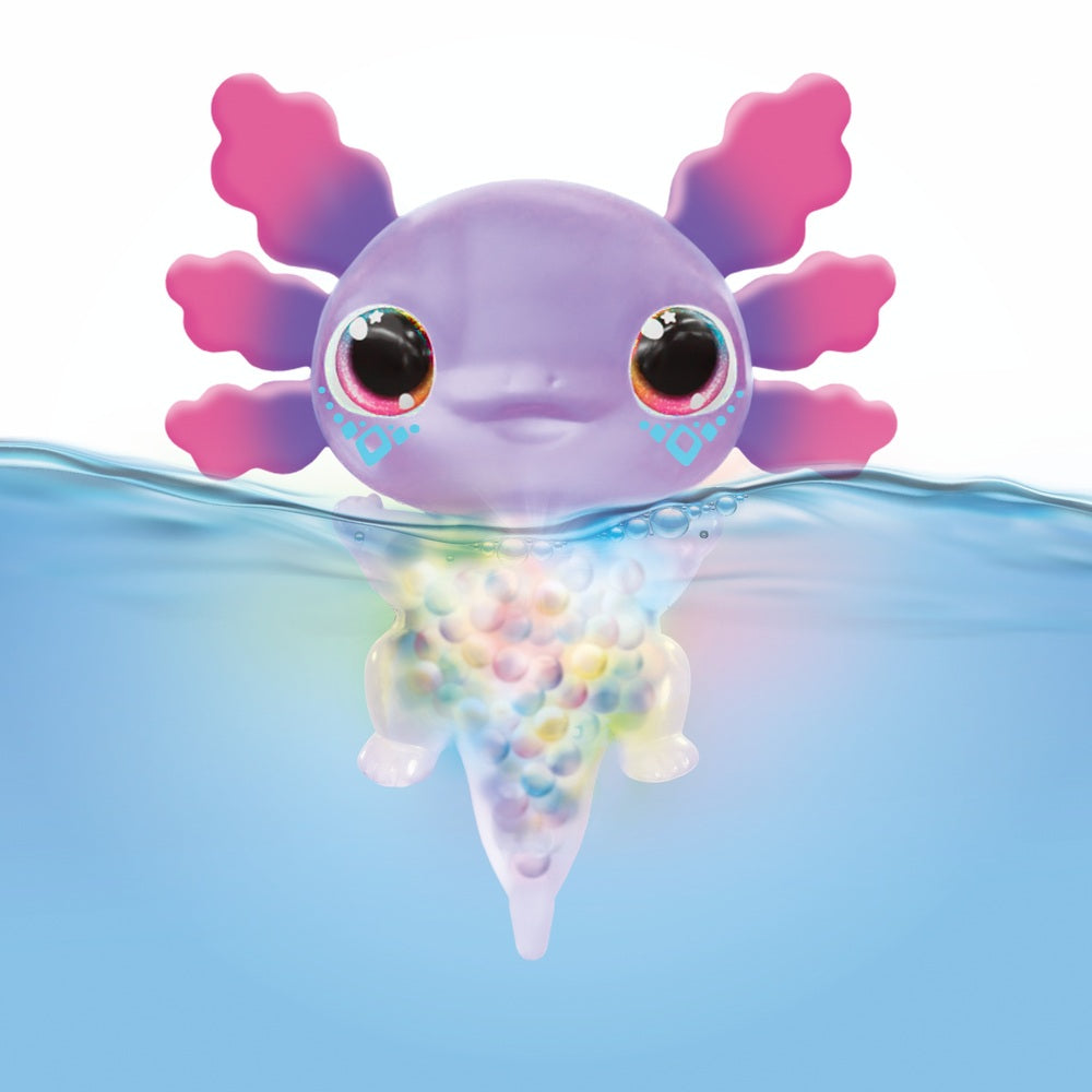 Animagic Let's Glo Axolotl Bubble Reef Set