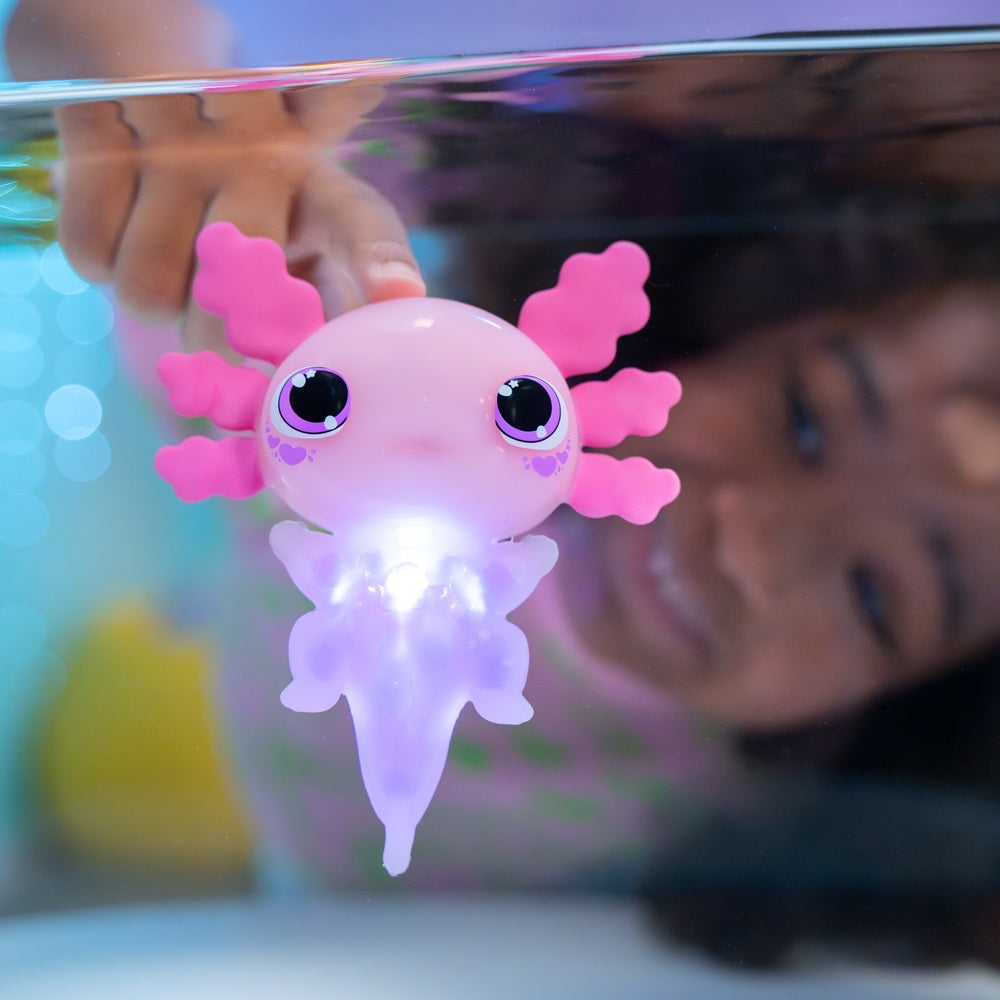 Animagic Let's Glo Pink Axolotl