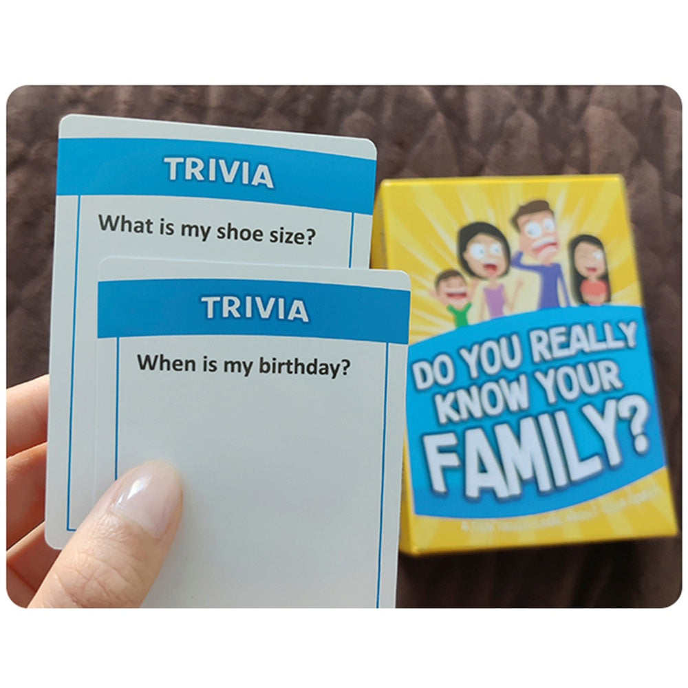Do You Really Know Your Family? Board Game