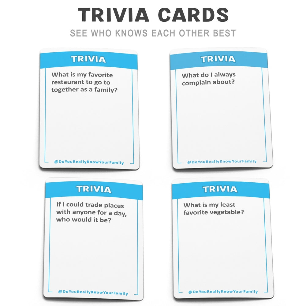 Do You Really Know Your Family? Board Game