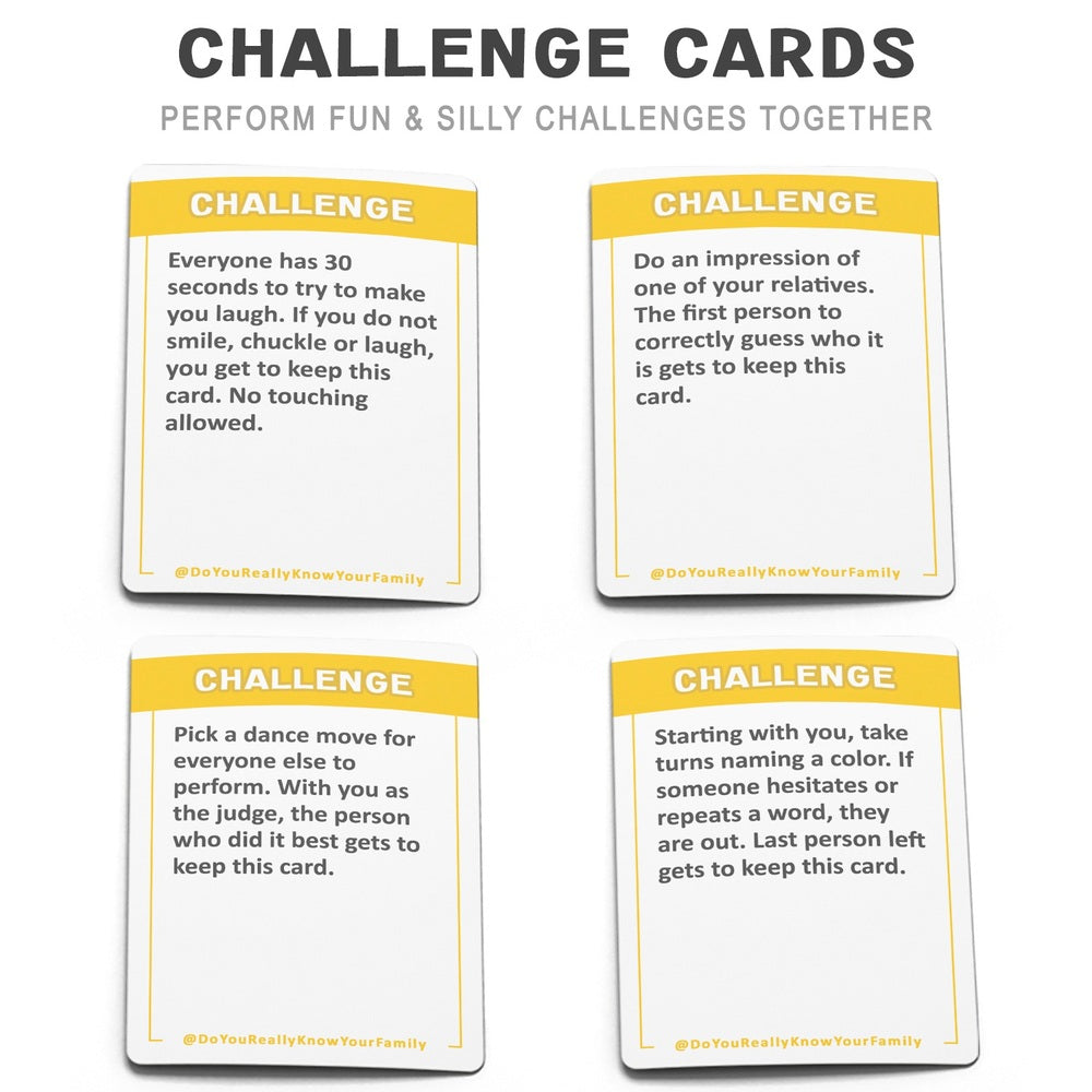 Do You Really Know Your Family? Board Game