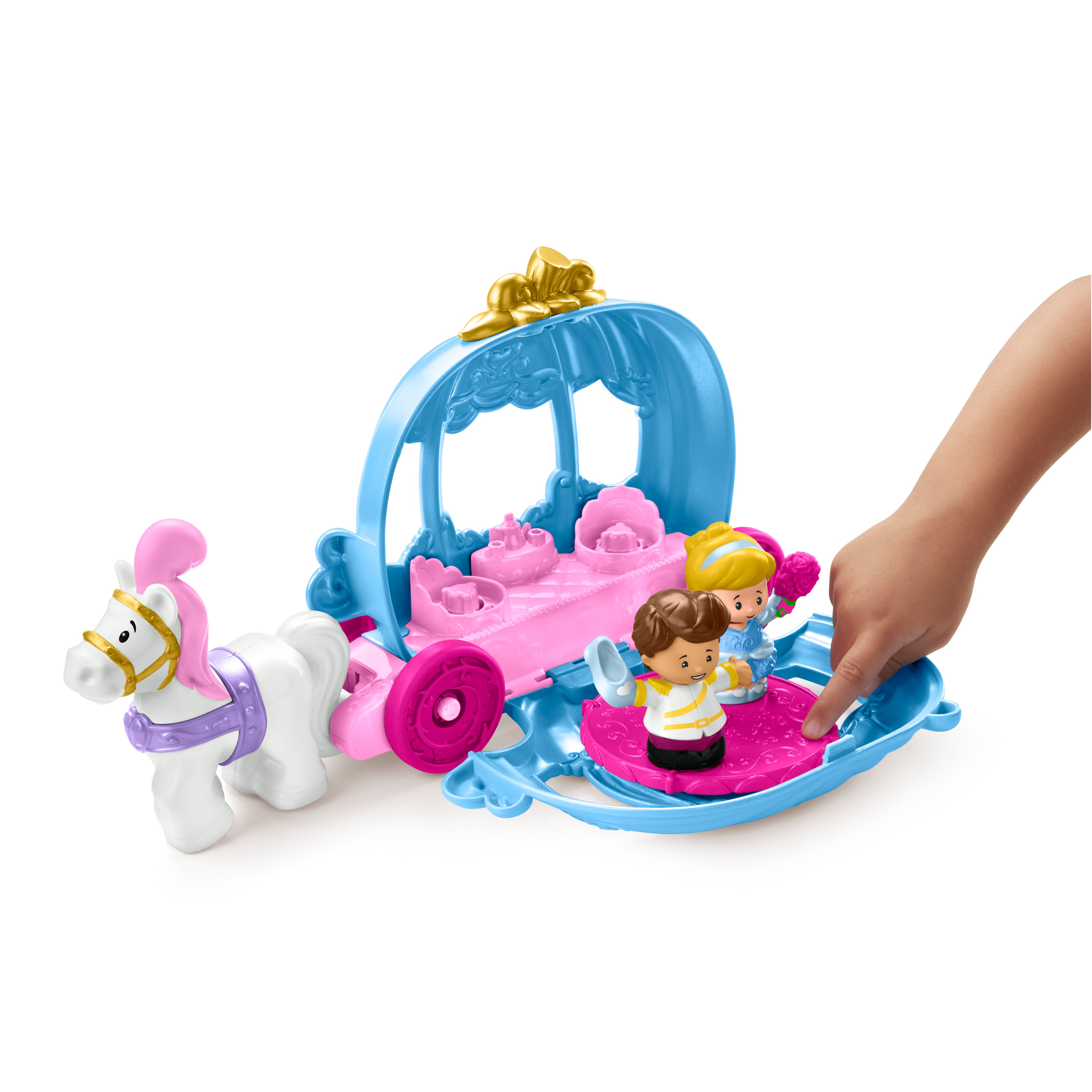  Fisher-Price Little People Disney Princess Cinderella's Dancing Carriage Set