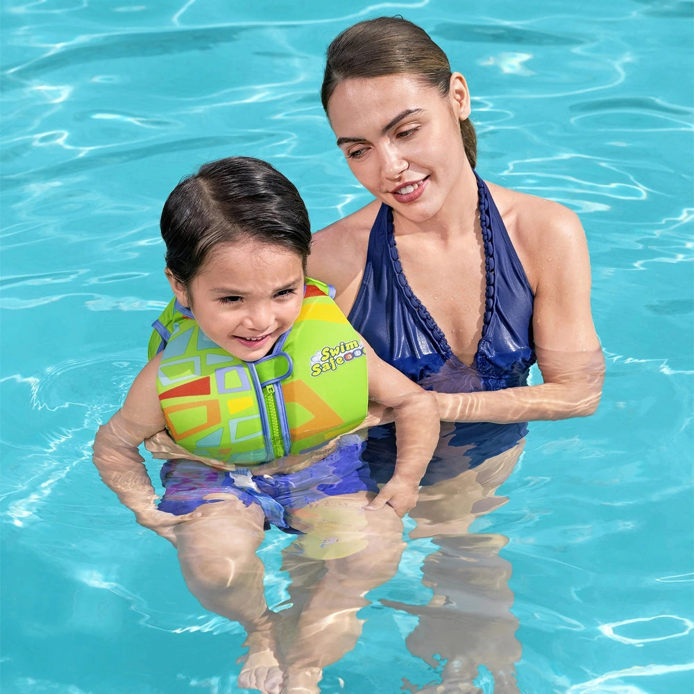 Swim Safe Swimming Vest Toddler Fabric Abc Aquastar Assortment