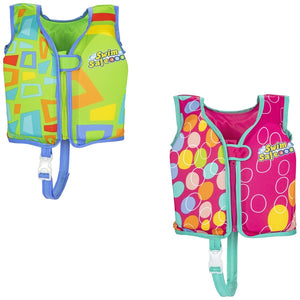 Swim Safe Swimming Vest Toddler Fabric Abc Aquastar Assortment