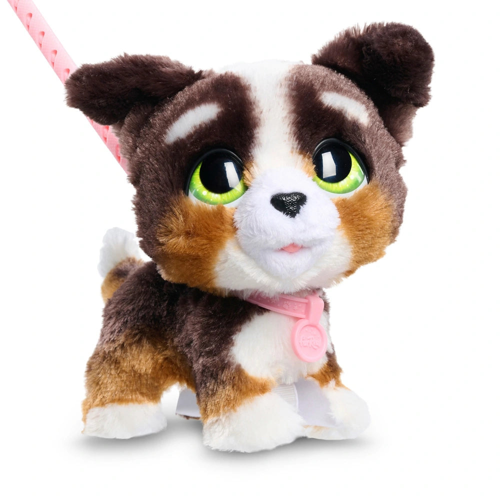 Furreal Plush Toy Interactive Pet Walk-A-Lots Bernedoodle