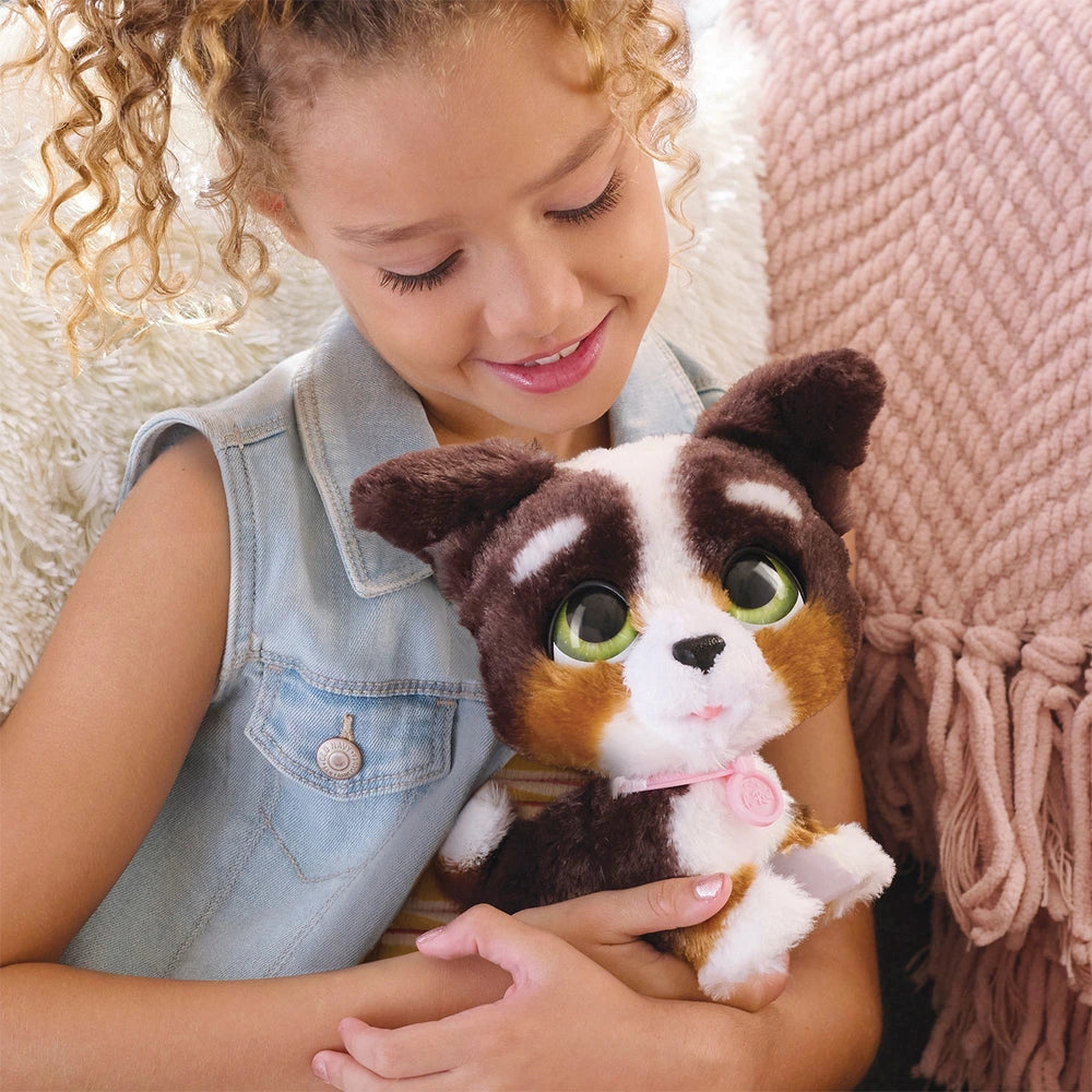 Furreal Plush Toy Interactive Pet Walk-A-Lots Bernedoodle