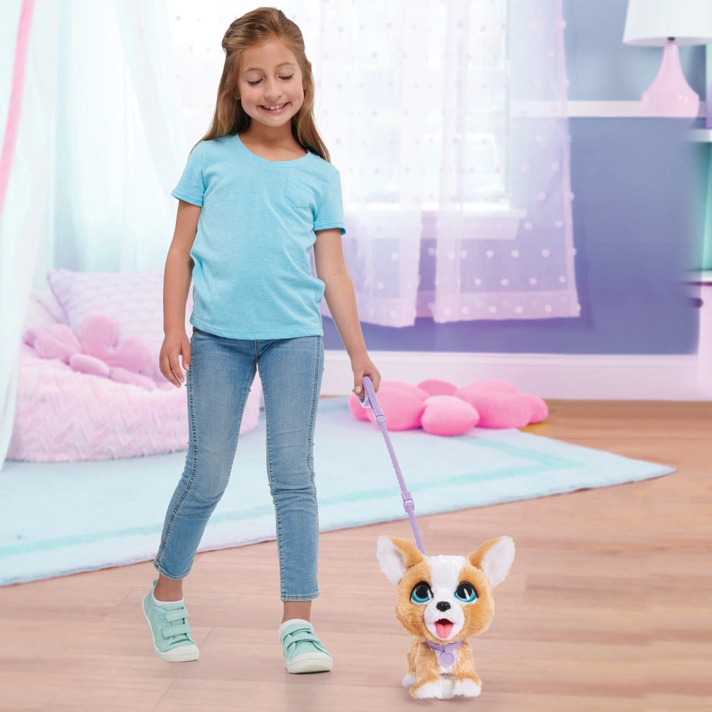 Furreal Plush Toy Interactive Pet Poop-A-Lots Corgi