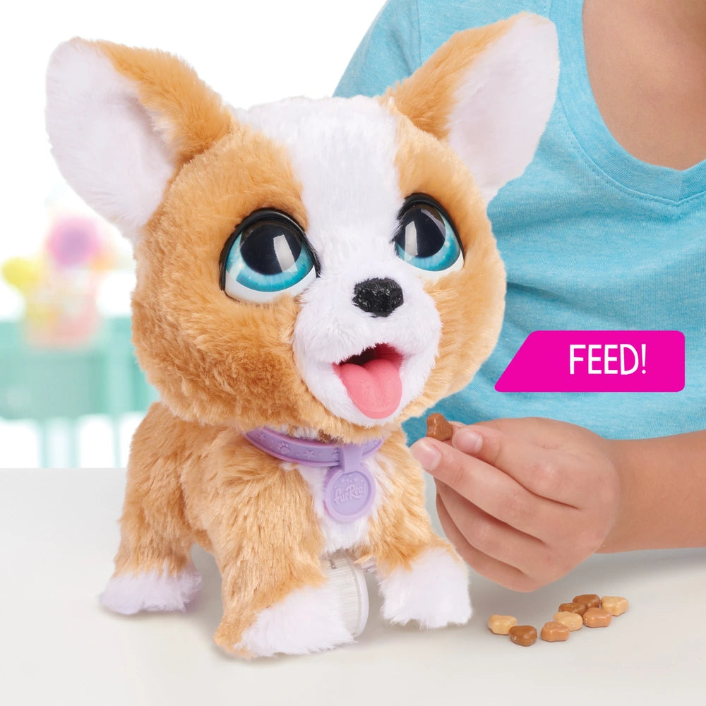 Furreal Plush Toy Interactive Pet Poop-A-Lots Corgi