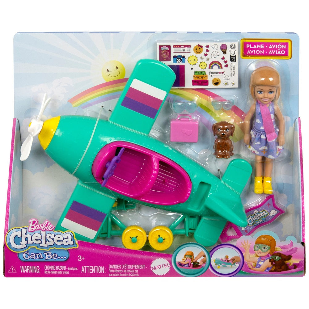 Barbie Club Chelsea Can Be Doll And Plane Set