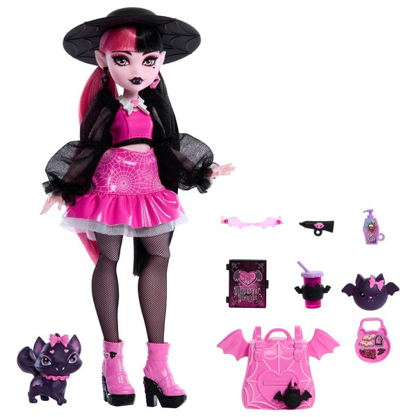Monster High Draculaura Doll With Pet & Accessories