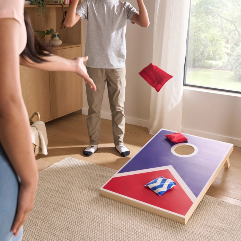 Wooden Cornhole Board With Bean Bags