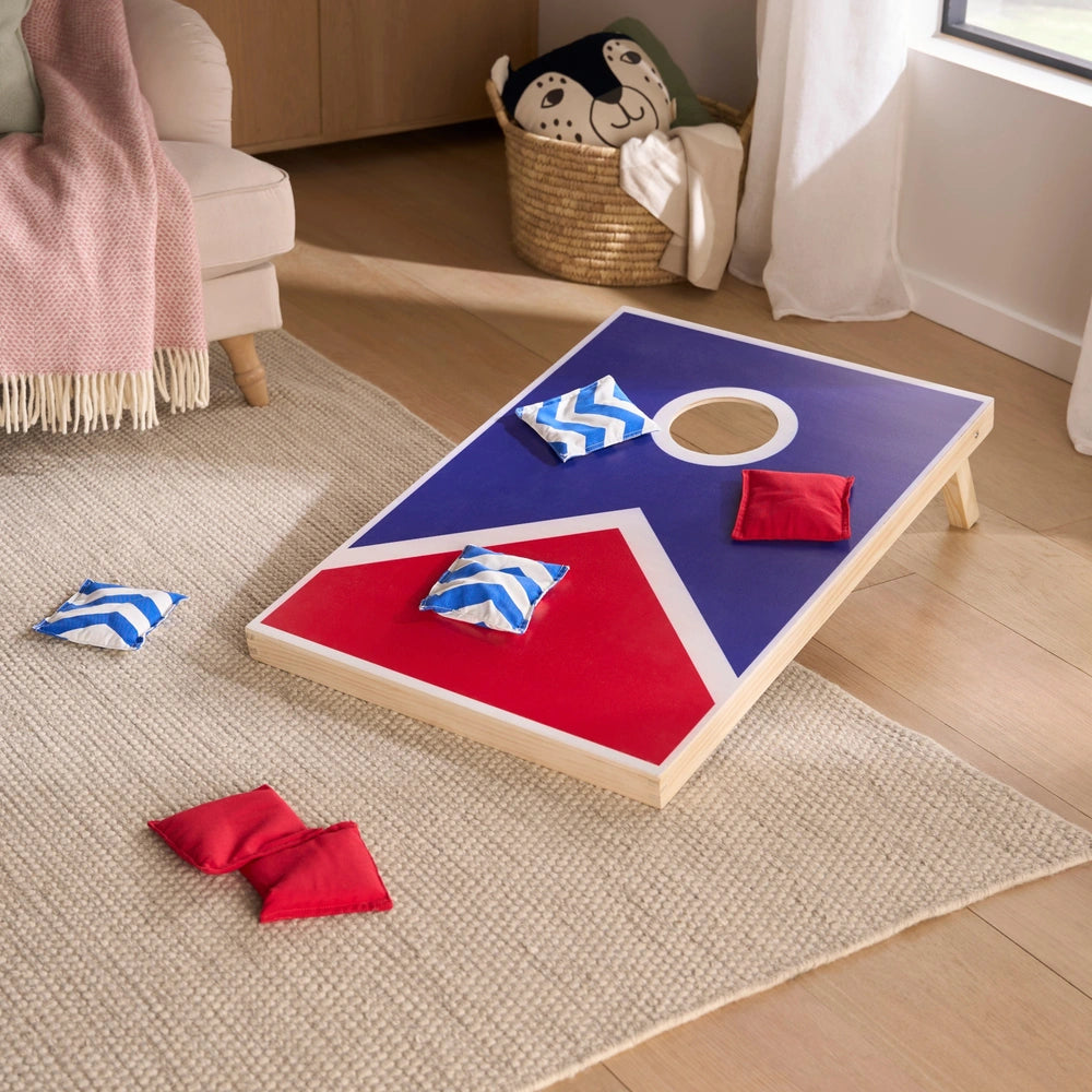 Wooden Cornhole Board With Bean Bags