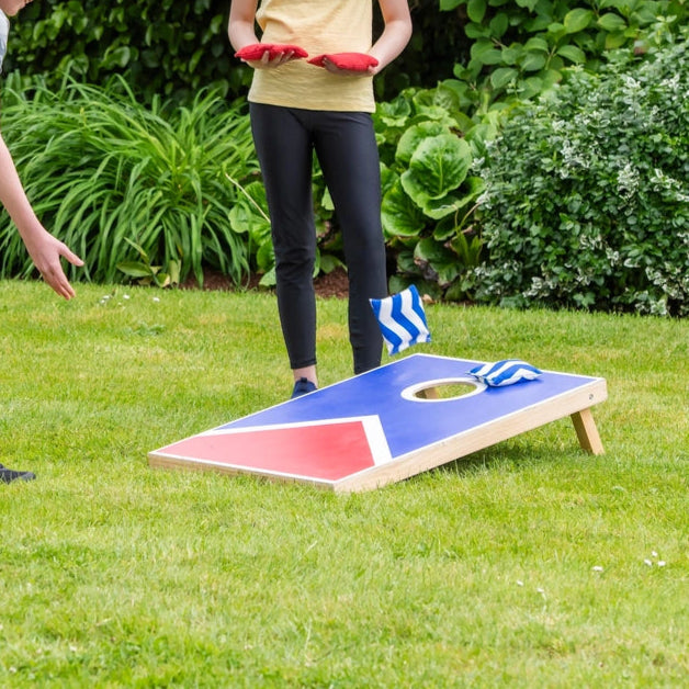 Wooden Cornhole Board With Bean Bags