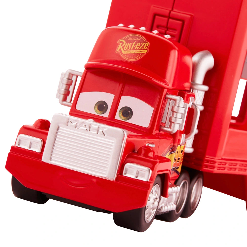Disney Pixar Cars Mack Mini Racers Hauler Playset With 5 Mini Cars Racers