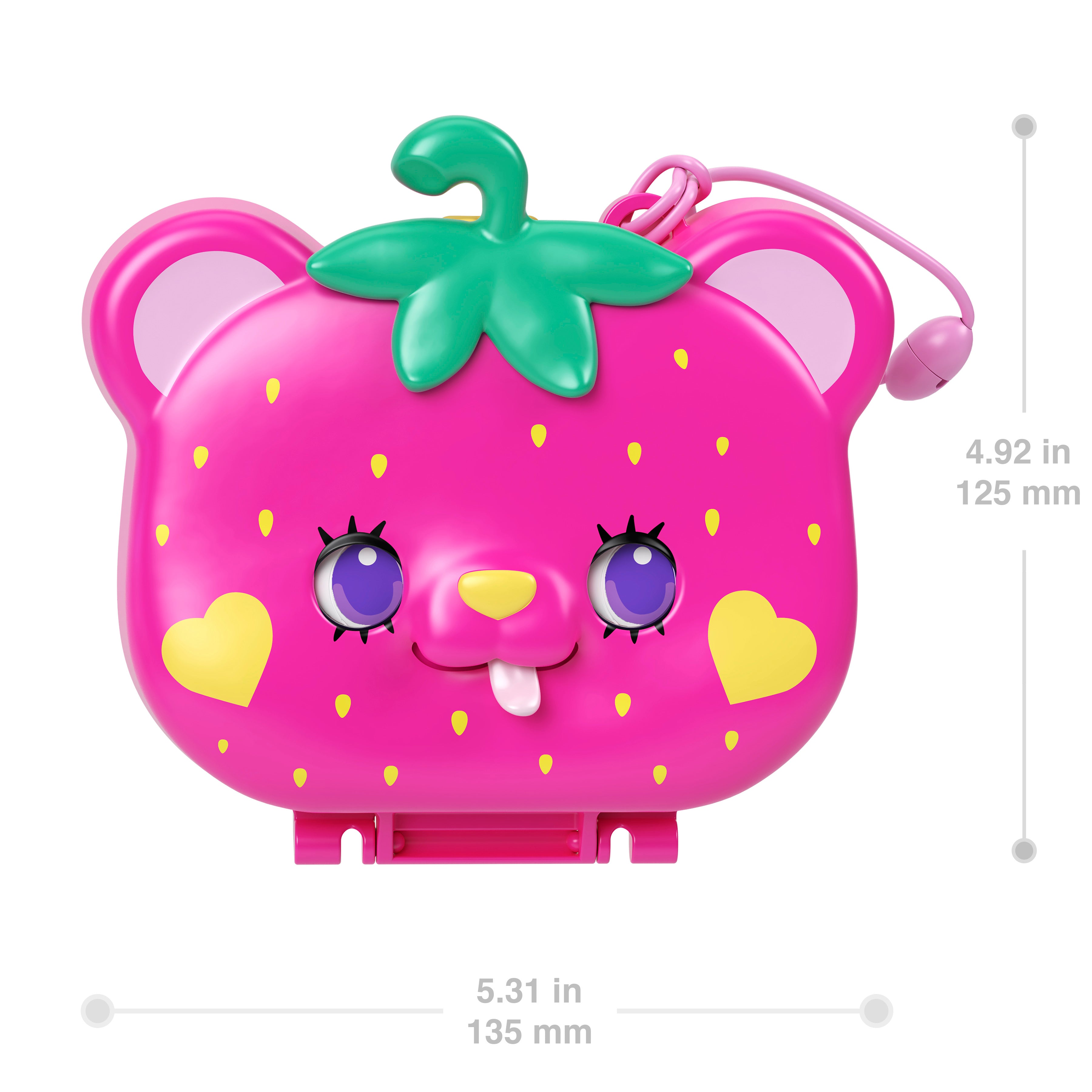 Polly Pocket Straw-Beary Patch Compact