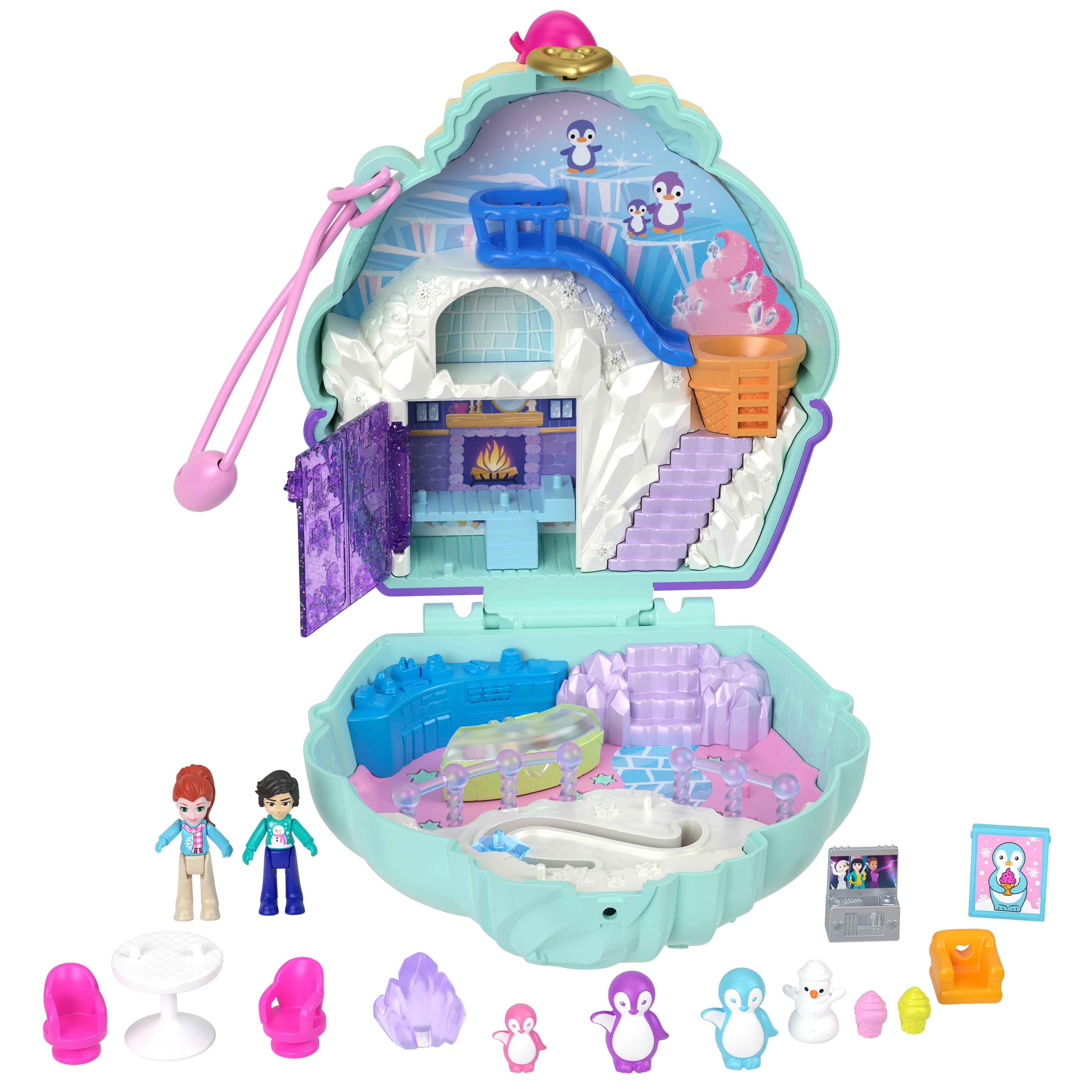 Polly Pocket Snow Sweet Penguin Compact