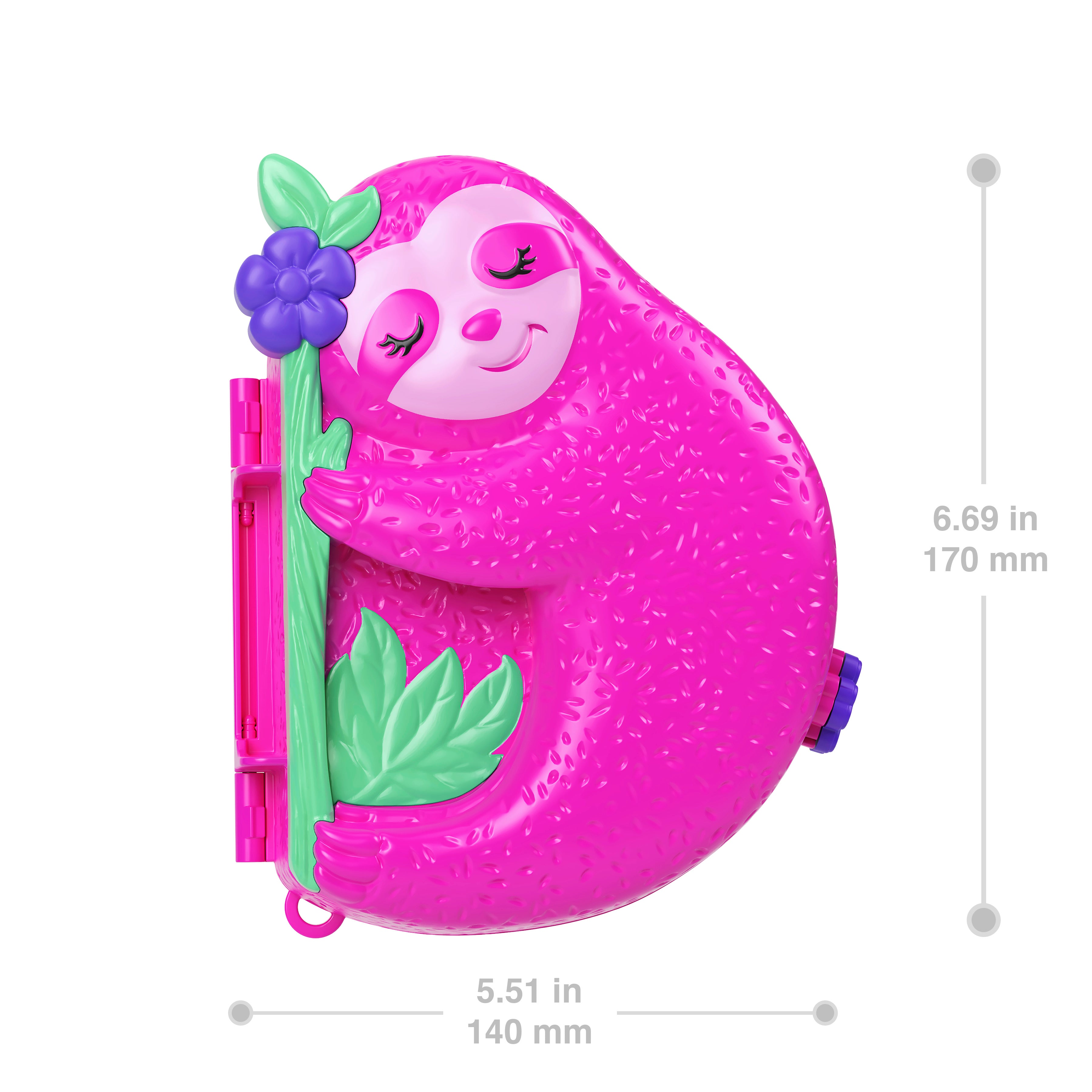 Polly Pocket Sloth Family 2-In-1 Purse Compact