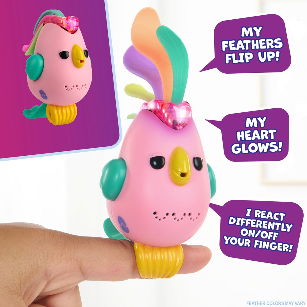 Fingerlings Sweet Tweets Bird Pink Debbie Interactive Pet