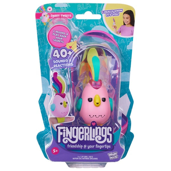 Fingerlings Sweet Tweets Bird Pink Debbie Interactive Pet