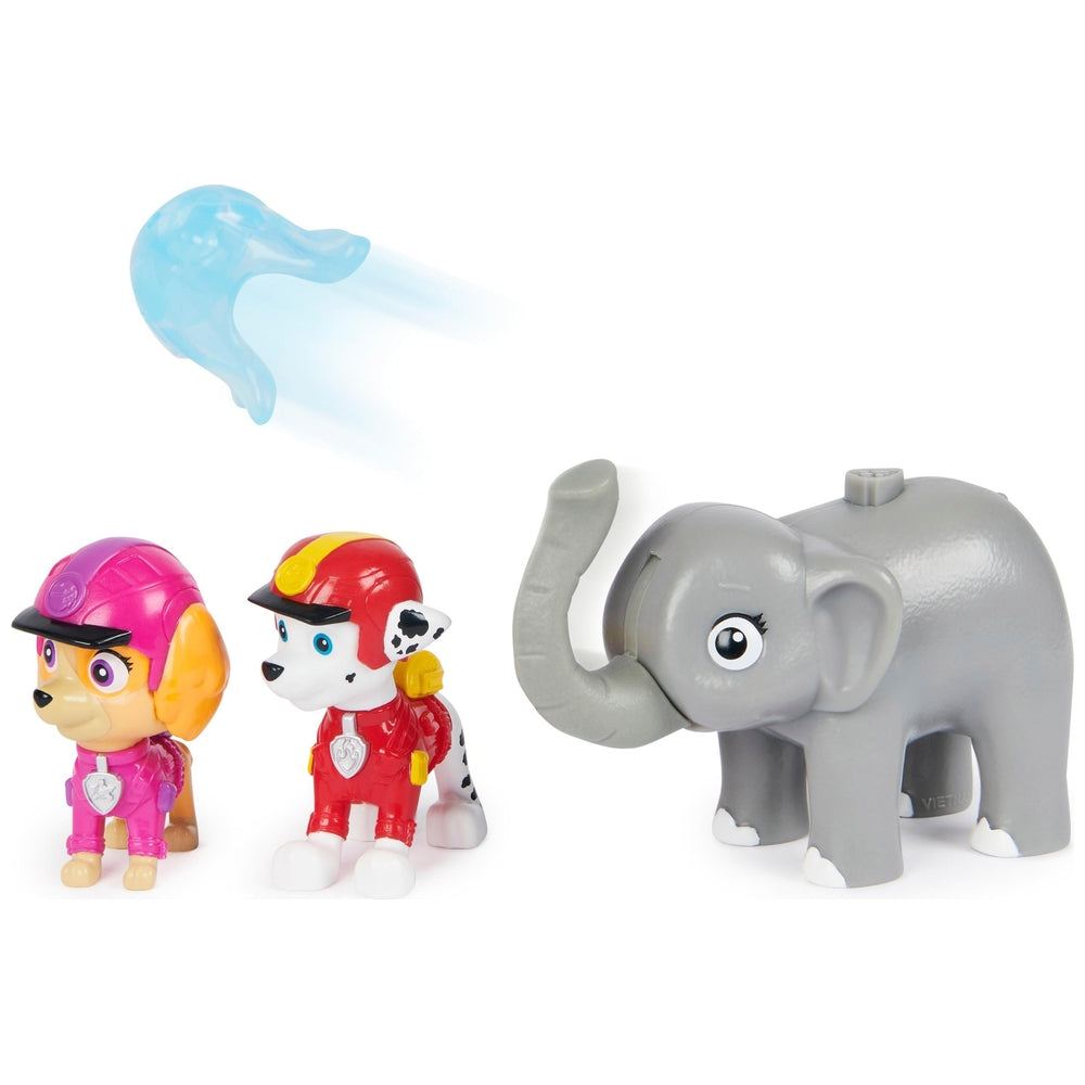 Paw Patrol Jungle Pups Figures 3 Pack Marshall, Skye And Elephant