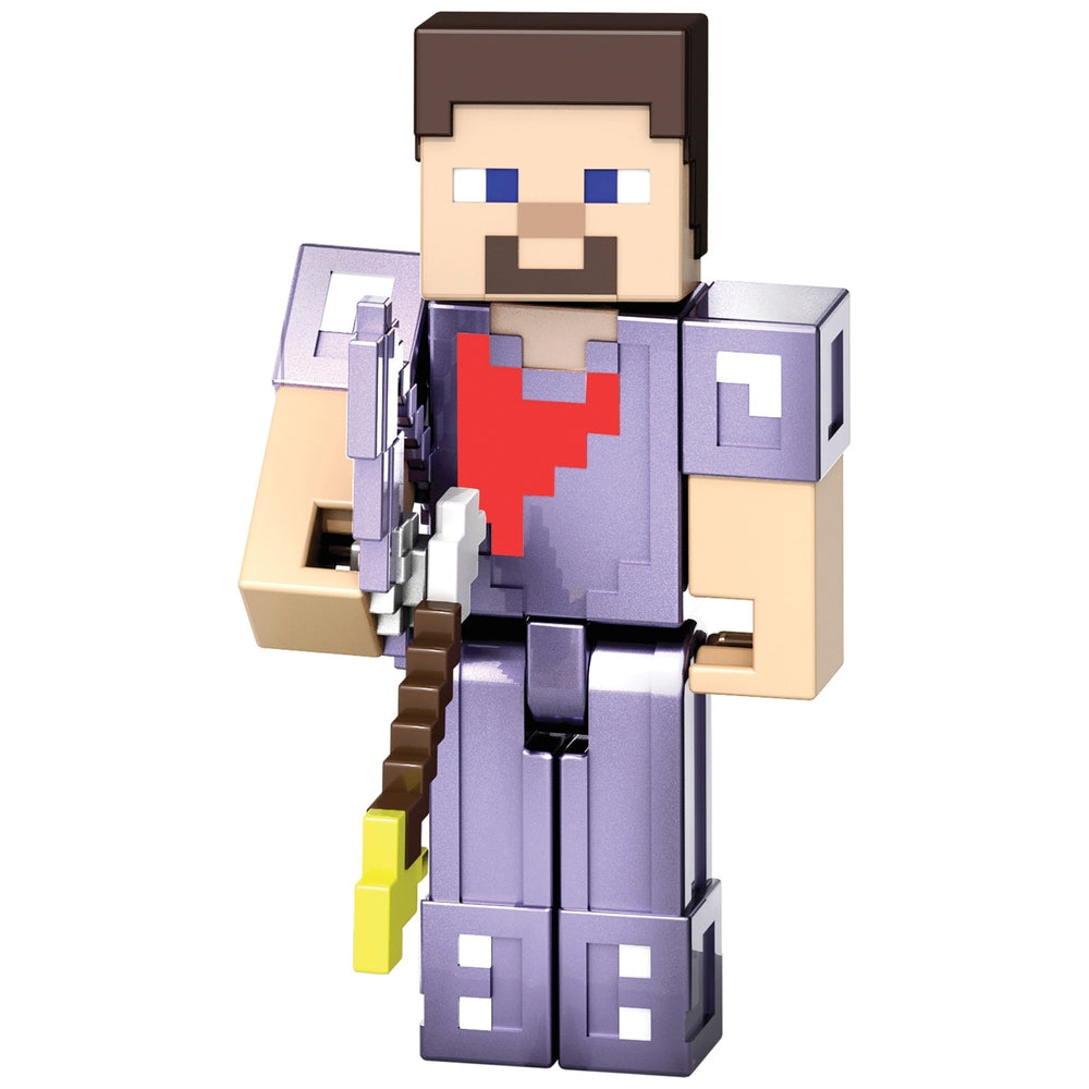 Minecraft 15Th Anniversary Ender Dragon With Steve And Enderman Figures