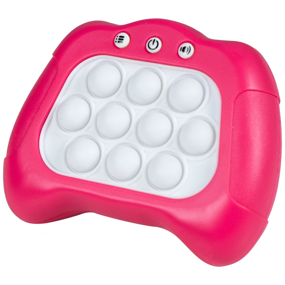 Pocket Play Fidget Quick Push Pop Game In Pink