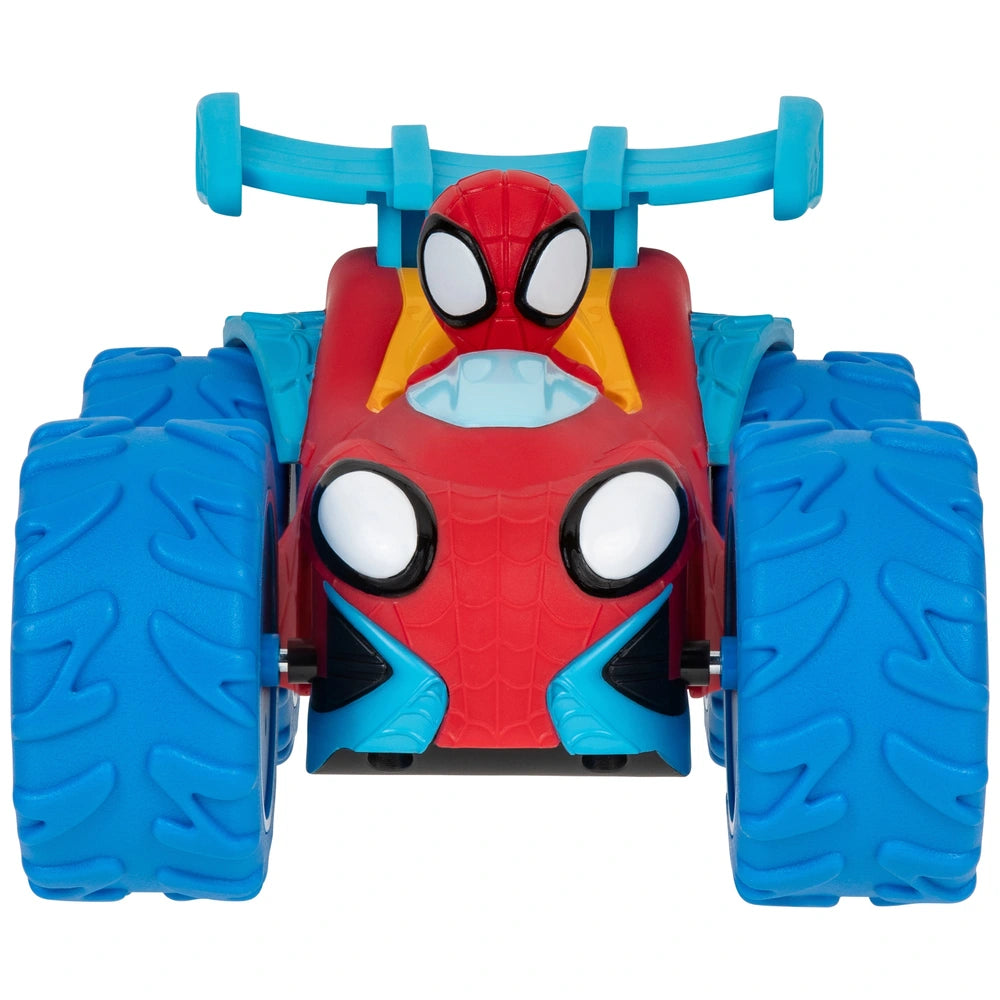 Marvel Spidey And His Amazing Friends Spidey Web Climber - 18Cm Rev Up Motor Vehicle That Climbs Obstacles
