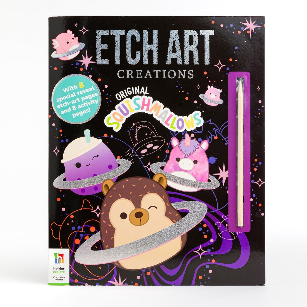 Original Squishmallows Scratch Art Creations Book