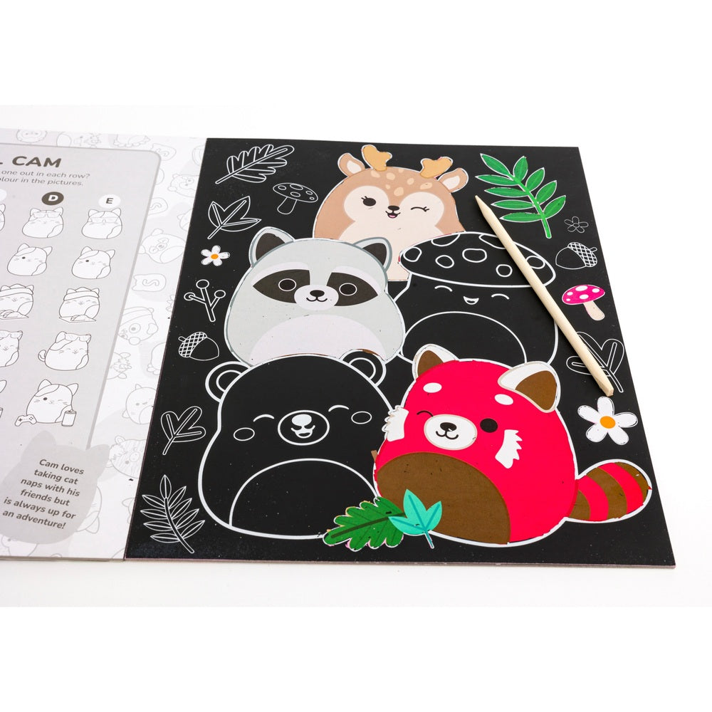 Original Squishmallows Scratch Art Creations Book