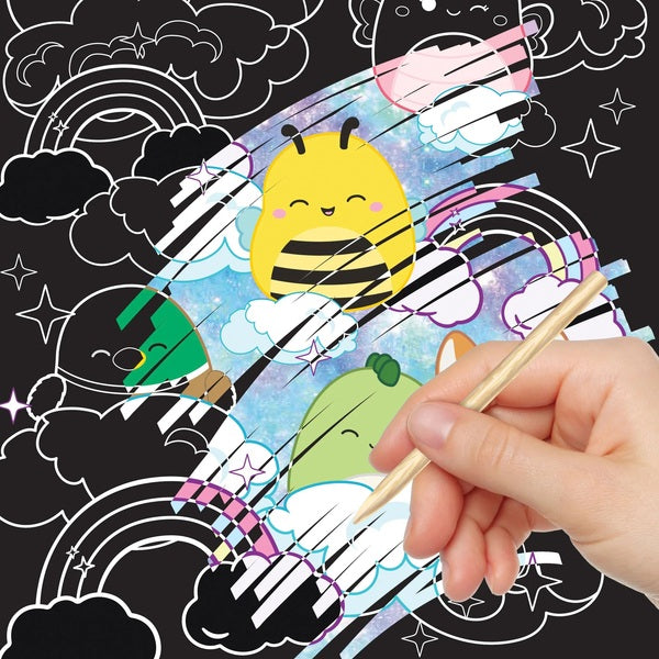 Original Squishmallows Scratch Art Creations Book