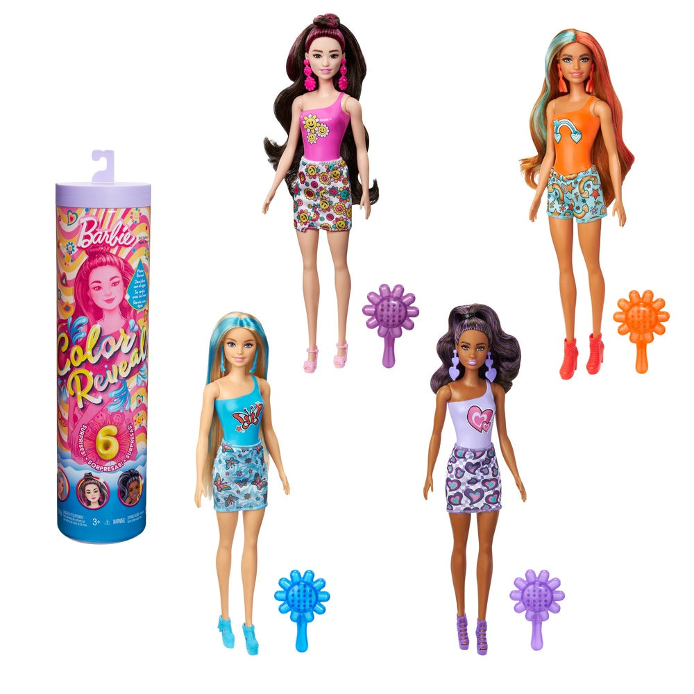 Barbie Colour Reveal Groovy Doll Assortment