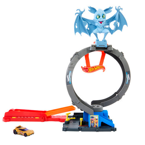 Hot Wheels City Let's Race Netflix - Bat Loop Attack Set
