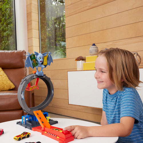Hot Wheels City Let's Race Netflix - Bat Loop Attack Set