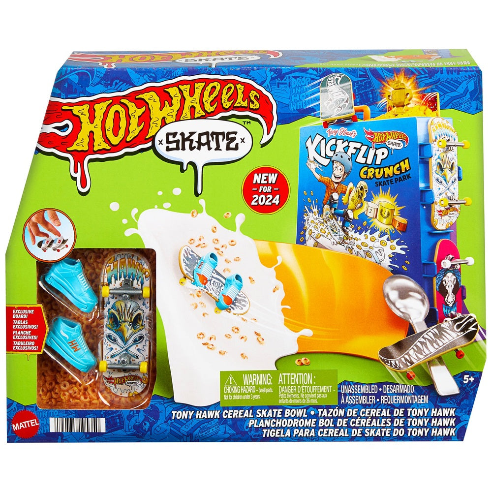 Hot Wheels Skate - Tony Hawk Cereal Skate Bowl Set