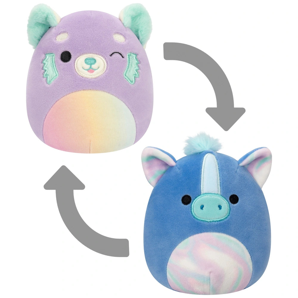 Original Squishmallows 13Cm Flip-A-Mallows Soft Toy Assortment