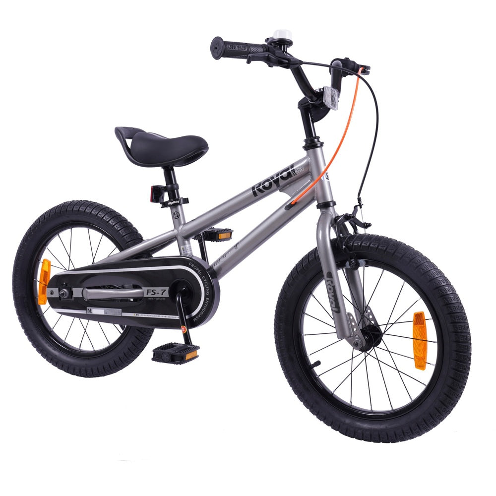 16 Inch Royalbaby Fs-7 Bike In Silver