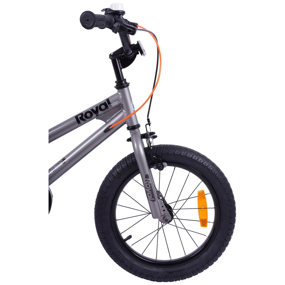 16 Inch Royalbaby Fs-7 Bike In Silver