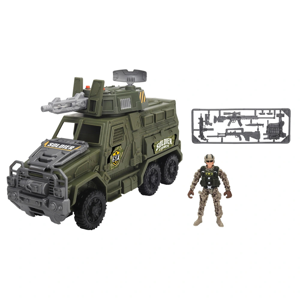 Soldier Force Playset Tactical Command Truck With Lights And Sounds