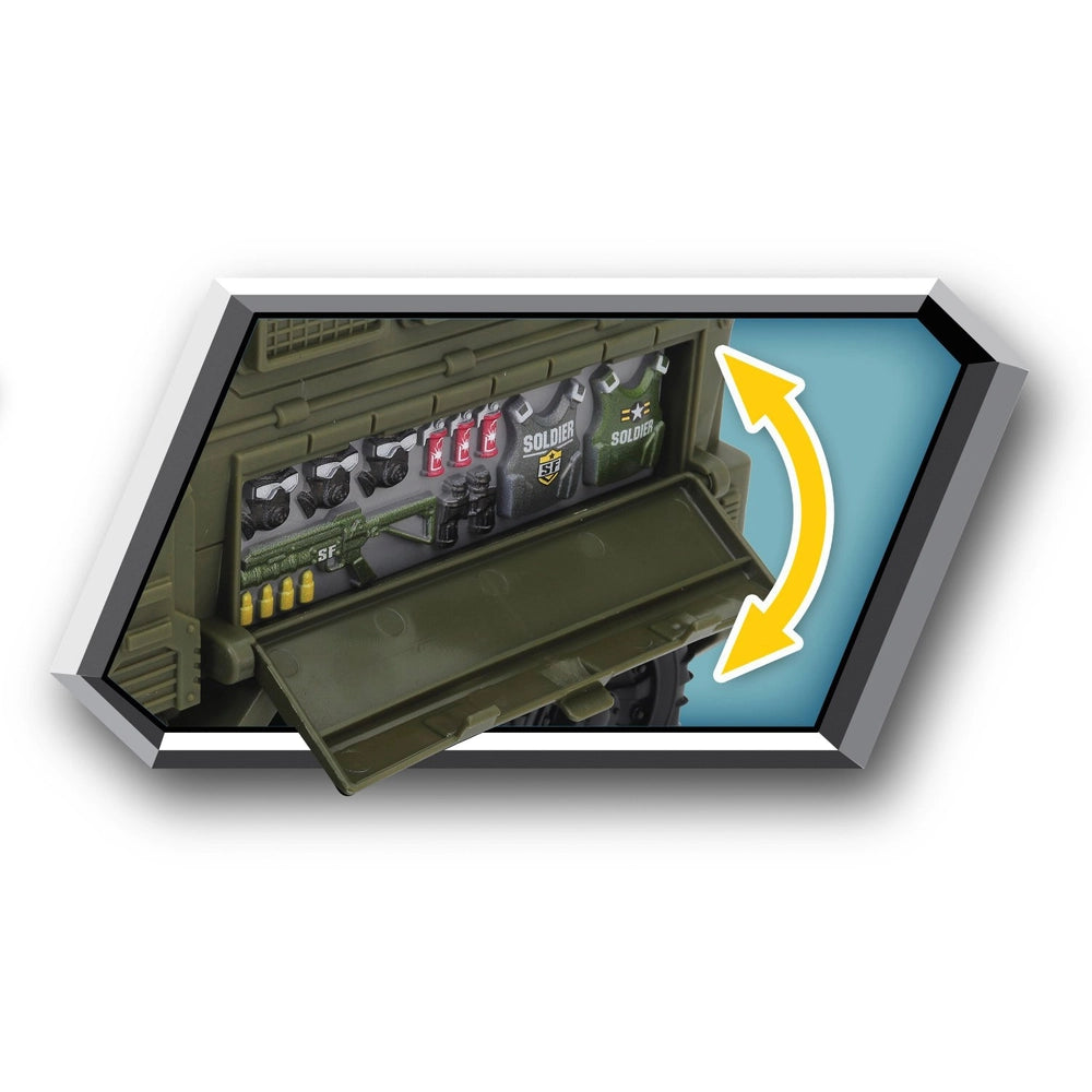 Soldier Force Playset Tactical Command Truck With Lights And Sounds