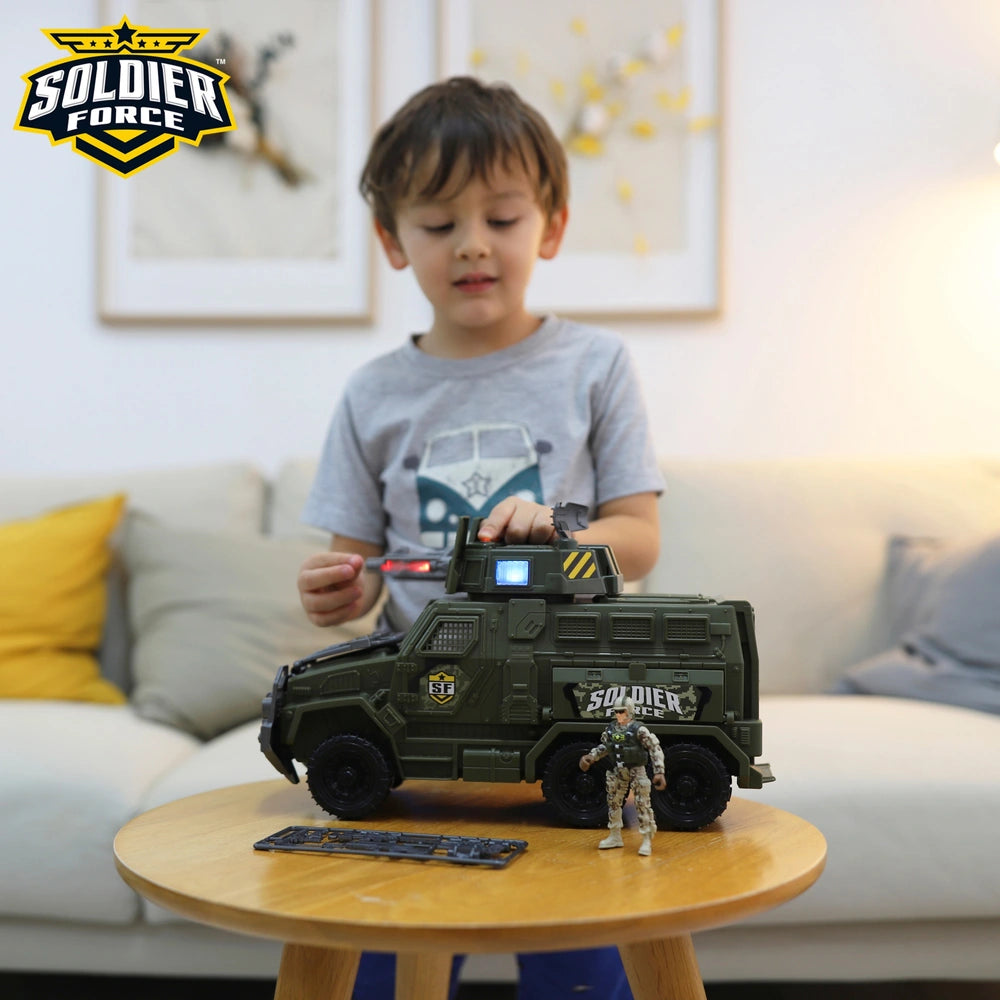 Soldier Force Playset Tactical Command Truck With Lights And Sounds