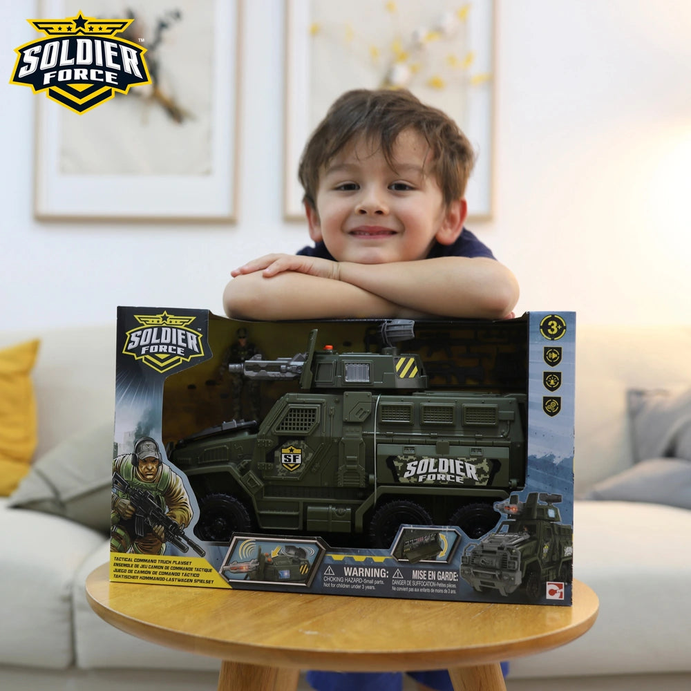 Soldier Force Playset Tactical Command Truck With Lights And Sounds
